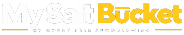 My Salt Bucket by Worry Free Snowblowing